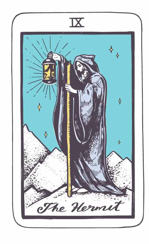 Panna - Karta Rady Pustelnik: introspekcja i mądrość