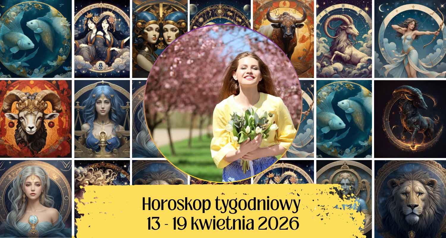 Horoskop tygodniowy 13-19 kwietnia 2026 - prognoza dla wszystkich znaków zodiaku
