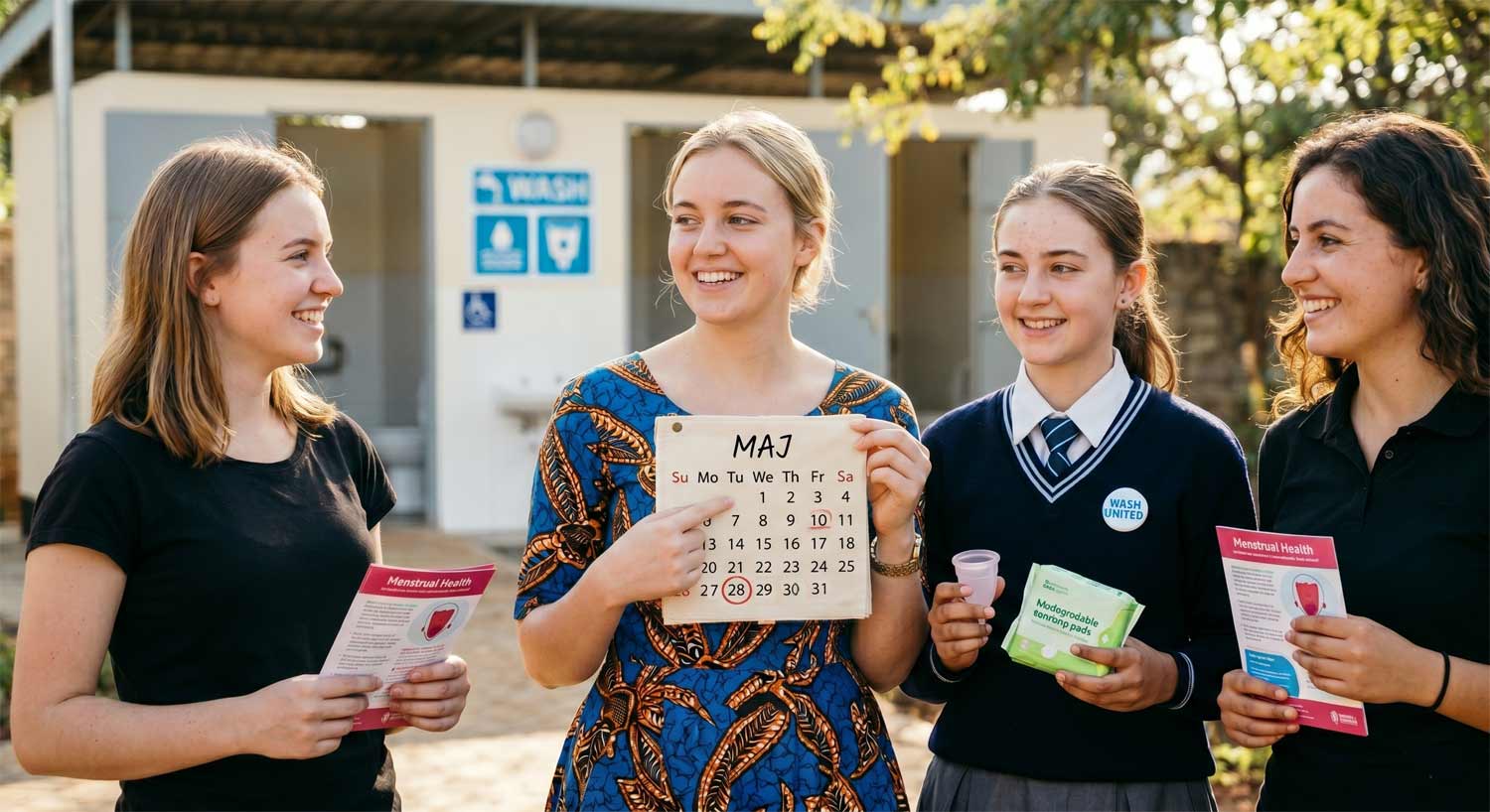 28 maja obchodzimy Dzień Higieny Menstruacyjnej - Kalendarz z zaznaczoną datą 28 maja jako Dniem Higieny Menstruacyjnej