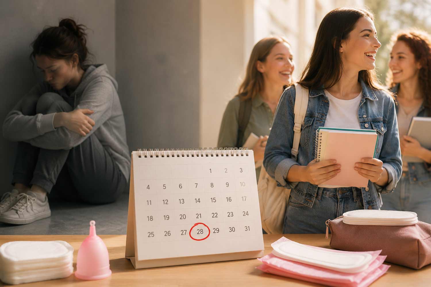 podpaski przekazywane w ramach pomocy osobom dotkniętym ubóstwem menstruacyjnym