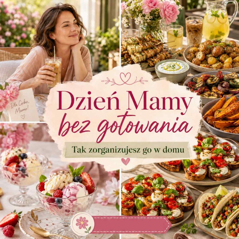 Zrób mamie dzień wolny od kuchni. Tak można zorganizować Dzień Mamy w domu