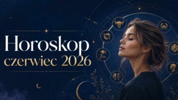 Horoskop miesięczny na czerwiec 2026 dla wszystkich znaków zodiaku - astrologiczna grafika zodiakalna