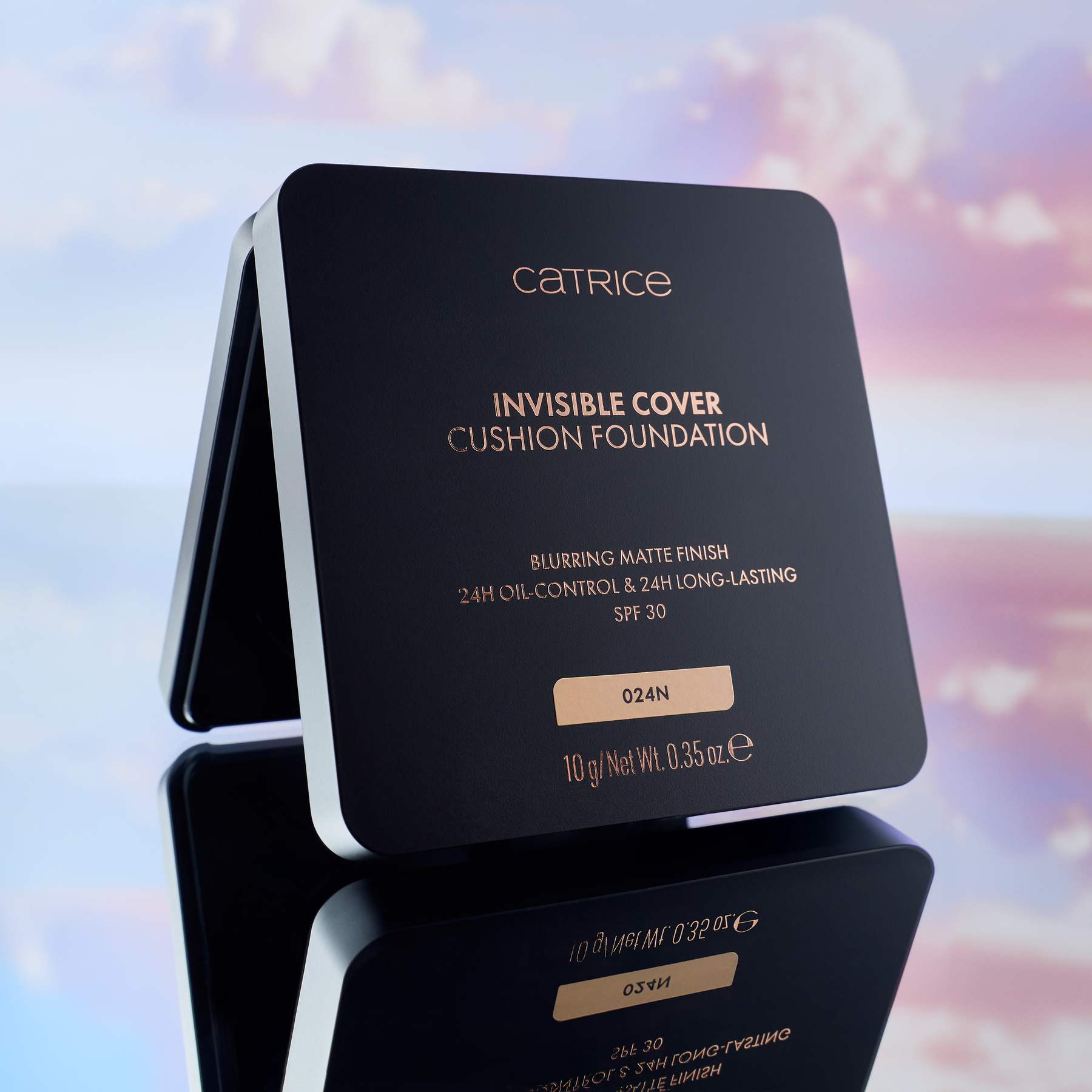Invisible Cover Cushion Foundation Catrice GLASS CLOUD podkład w poduszce w zamkniętym opakowaniu