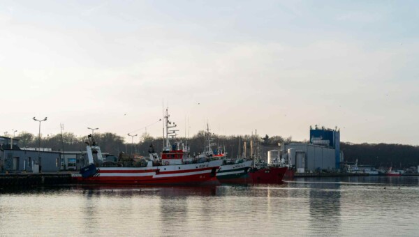 Kołobrzeg port statek