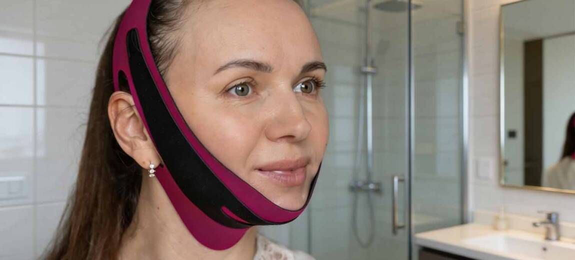 maska liftingująca chin strap