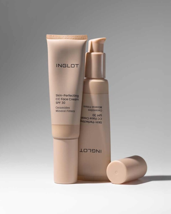 Lekki krem CC INGLOT CC Skin-Perfecting SPF 30 o mineralnej formule ochronnej