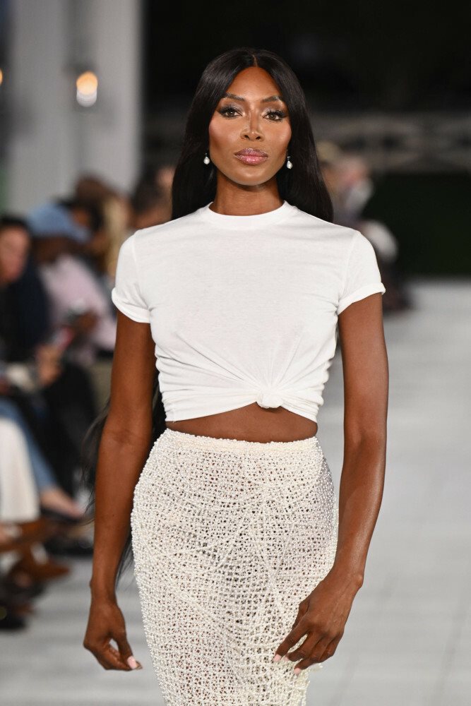 Naomi Campbell na pokazie Ralph Lauren