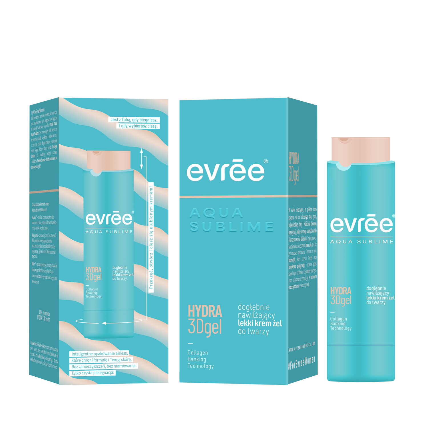 evrēe AQUA SUBLIME lekki krem-żel do twarzy