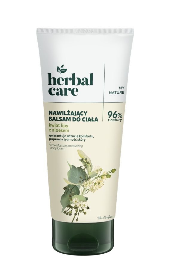 Herbal Care nawilżający balsam do ciała z kwiatem lipy i aloesem