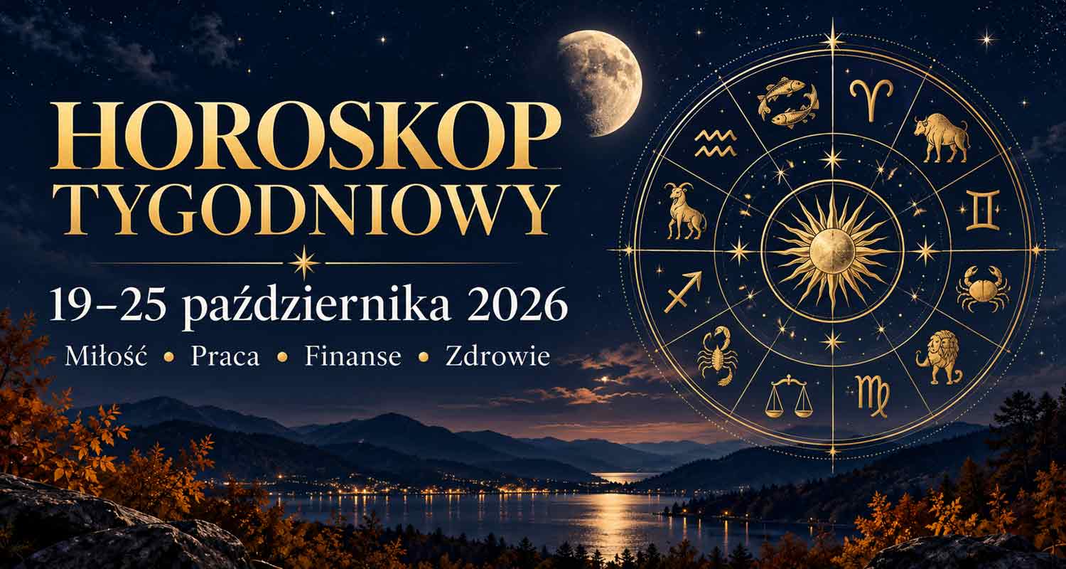 Horoskop tygodniowy 19–25 października 2026 dla wszystkich znaków zodiaku