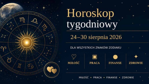 Horoskop tygodniowy 24–30 sierpnia 2026 dla wszystkich znaków zodiaku