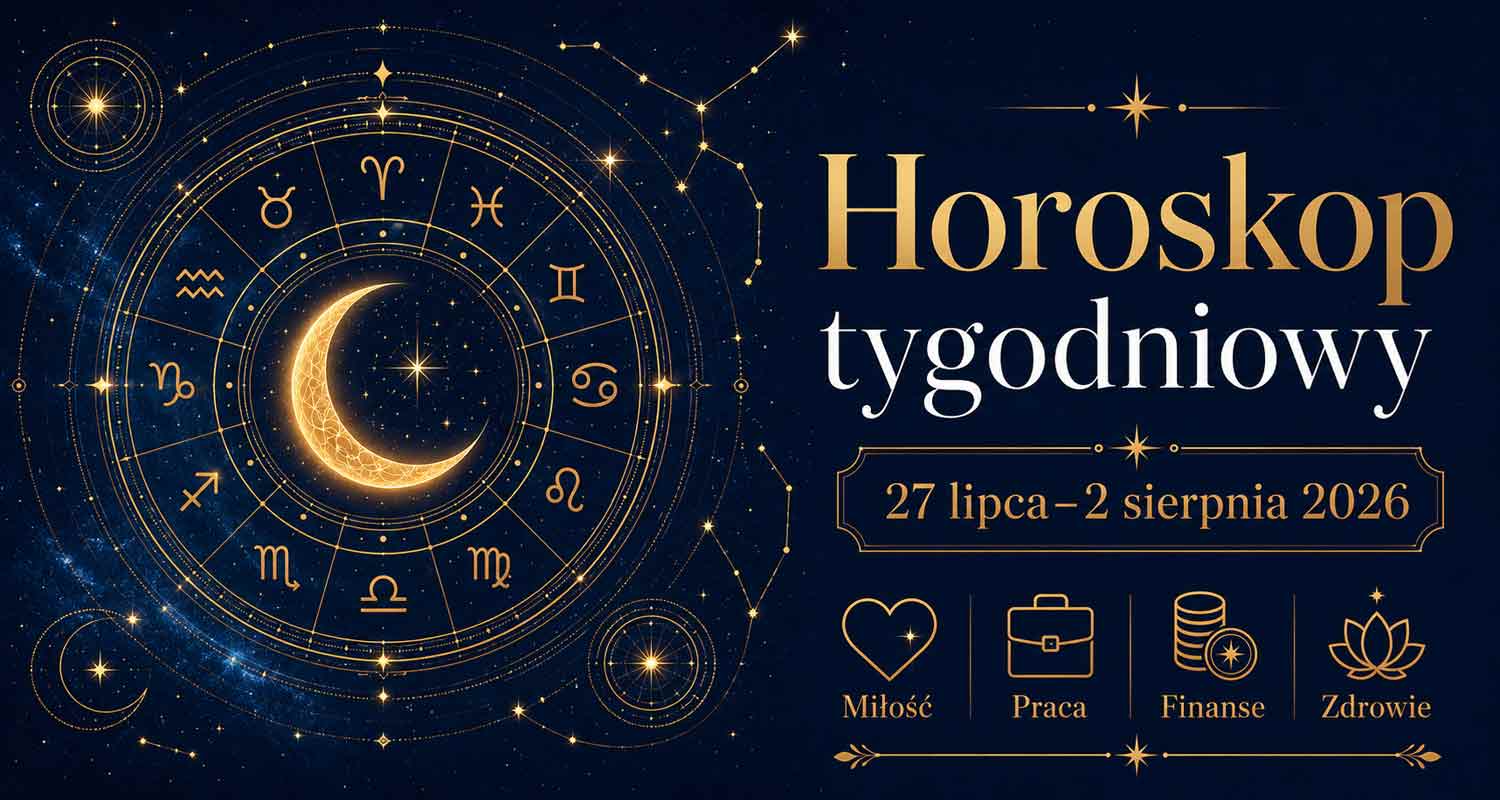 Horoskop tygodniowy 27 lipca–2 sierpnia 2026 dla wszystkich znaków zodiaku