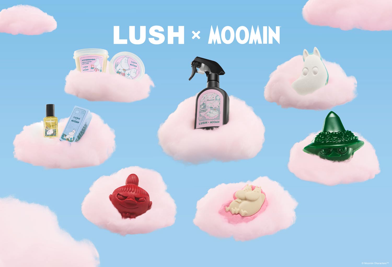 Kolekcja Lush × Muminki