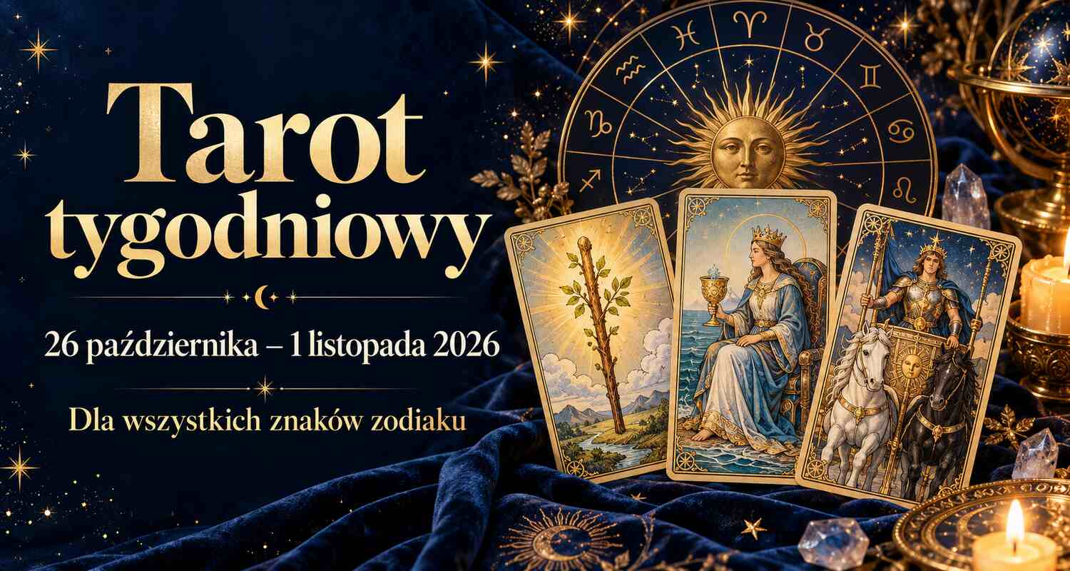 Tarot tygodniowy 26 października – 1 listopada 2026 dla wszystkich znaków zodiaku