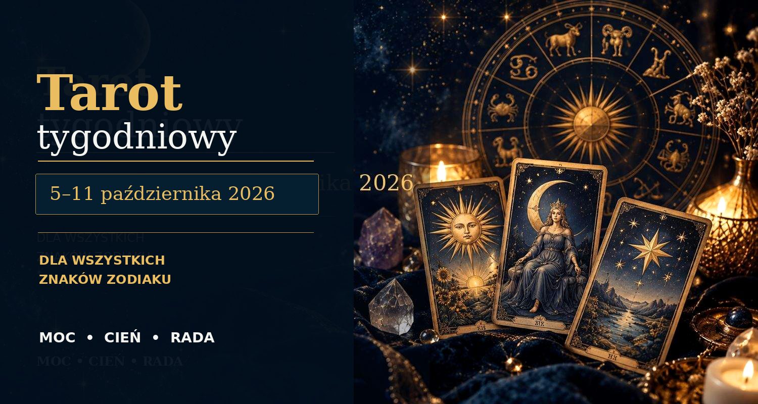 Tarot tygodniowy 5–11 października 2026 dla wszystkich znaków zodiaku