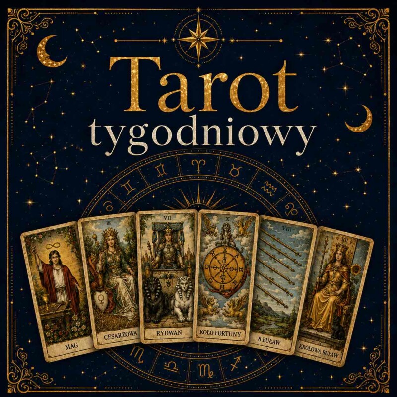 Tarot tygodniowy 17–23 sierpnia 2026. 3 karty pokażą Twój zasób, pułapkę i najlepszy ruch