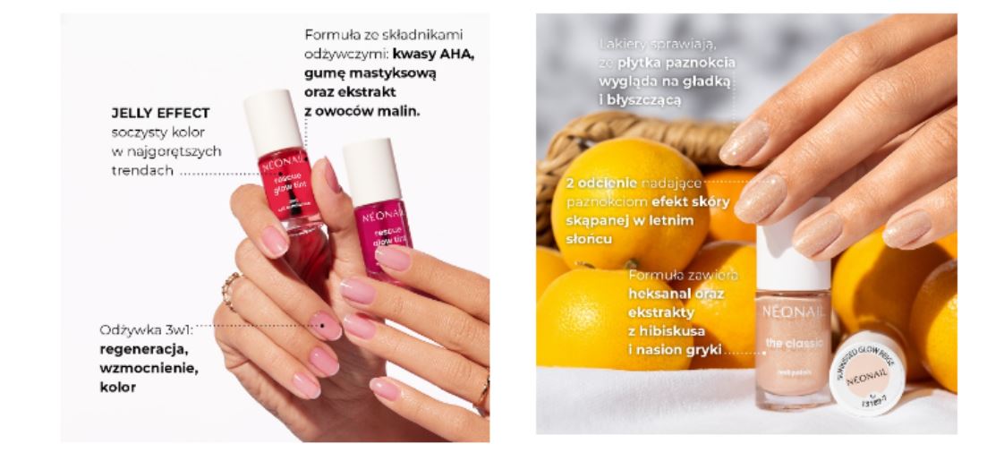 akiery do paznokci NEONAIL The Classic Summer