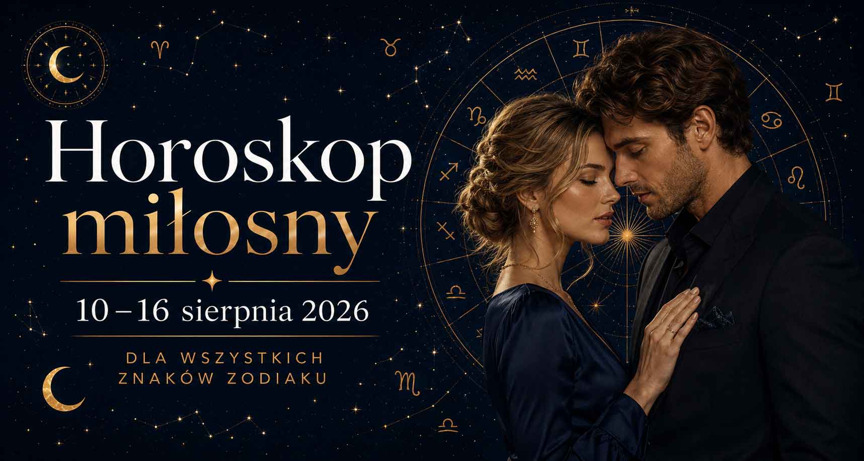 Horoskop miłosny na 10–16 sierpnia 2026 dla wszystkich znaków zodiaku