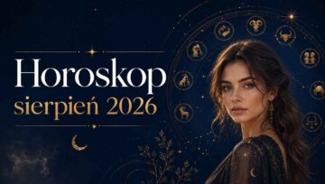 Horoskop na sierpień 2026 dla wszystkich znaków zodiaku – kobieta na tle astrologicznego kręgu