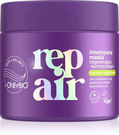Repair Intensywna maska regenerująco-wzmacniająca OnlyBio Hair in Balance
