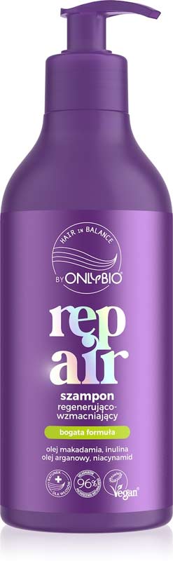 Repair Szampon regenerująco-wzmacniający OnlyBio Hair in Balance
