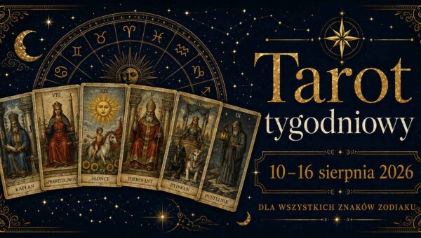 Tarot tygodniowy 10–16 sierpnia 2026. 36 kart pokazuje, gdzie działać, a gdzie lepiej się zatrzymać