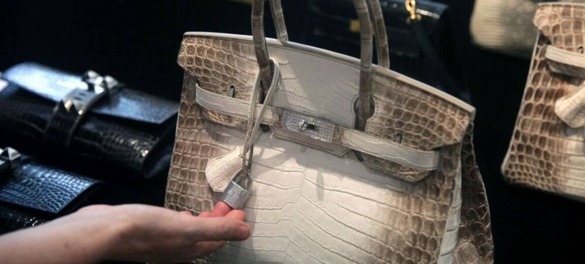 Hermès Diamond Himalaya Birkin ze skóry krokodyla nilowego z diamentowymi okuciami