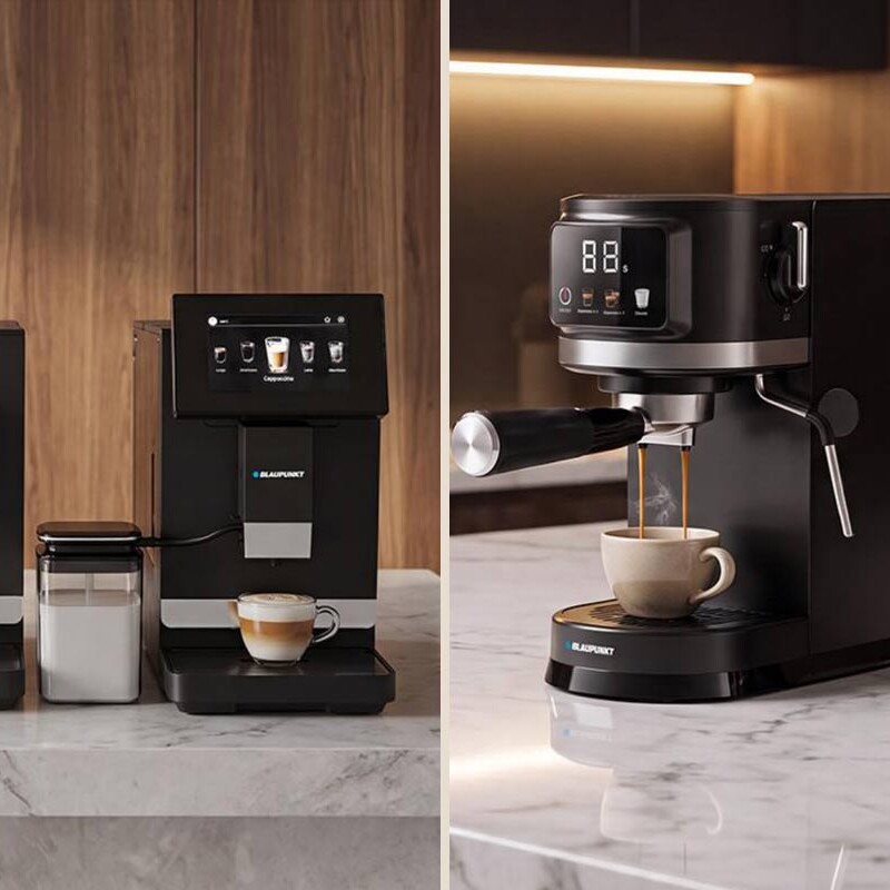 Od espresso po flat white. Blaupunkt prezentuje nową kolekcję ekspresów do kawy