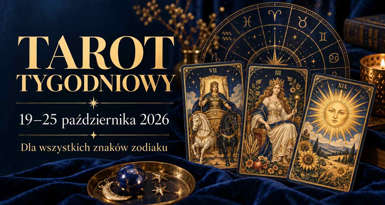 Tarot tygodniowy 19–25 października 2026 dla wszystkich znaków zodiaku